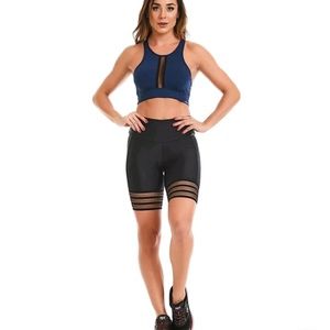 CajuBrasil Fusion Black Running Shorts M
